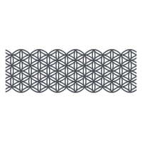 Folia grey floral washi tape, 50mm x 5m 29102 222243