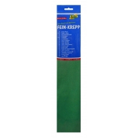 Folia moss green crepe paper, 250cm x 50cm 822141 222076