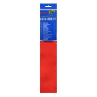 Folia red crepe paper, 250cm x 50cm 822134 222072