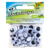 Folia round assorted googly eyes (100-pack)