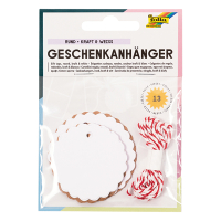Folia round gift tag (12-pack) 12001 222310