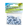 Folia round googly eyes, 7mm (100-pack) 222157 - 1