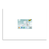 Folia white photo cardboard, 50cm x 70cm (25-pack)