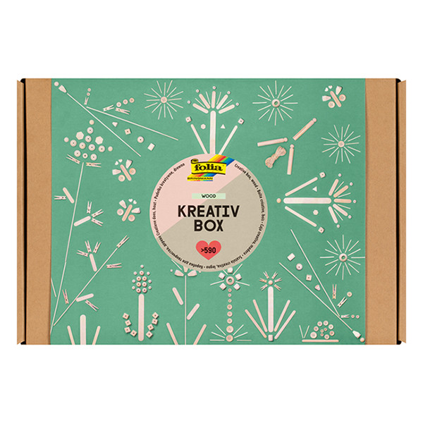 Folia wooden craft kit (590-pack) 222176 - 1