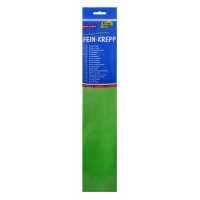 Folia yellow-green crepe paper, 250cm x 50cm 822140 222074
