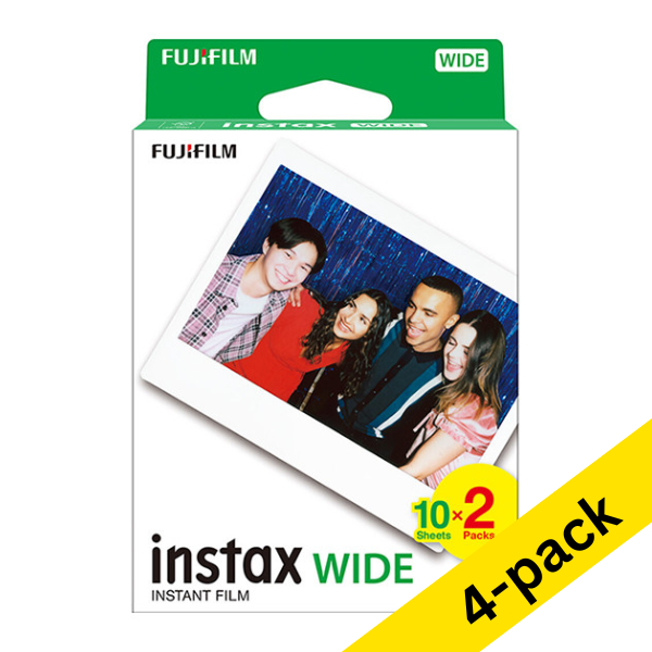 Fujifilm INSTAX WIDE film (20 sheets) 4-pack 150250 - 1