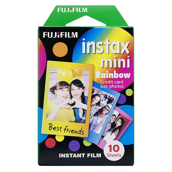 Fujifilm Instax Mini Rainbow film (10 sheets) 16276405 150820 - 1