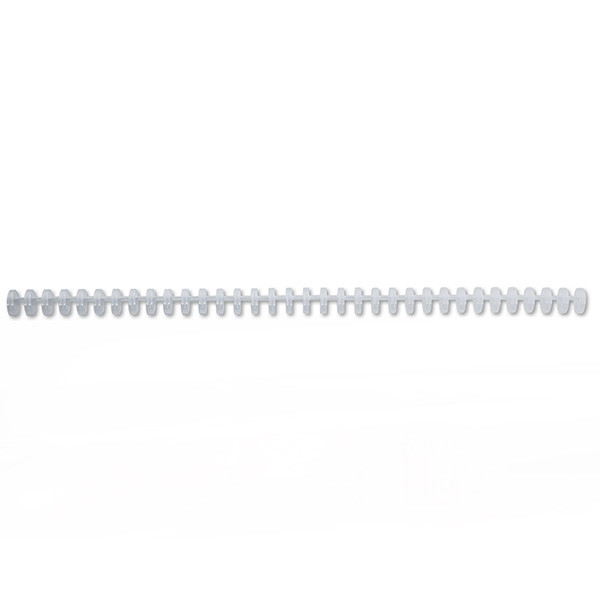 GBC 3873 ClickBind frosted transparent polypropylene binding spine, 8mm (50-pack) 387302E 207284 - 1