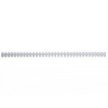 GBC 3873 ClickBind frosted transparent polypropylene binding spine, 8mm (50-pack) 207284 - 1