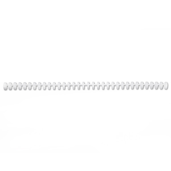 GBC 3880 ClickBind white polypropylene binding spine, 12mm (50-pack) 388057E 207288 - 1