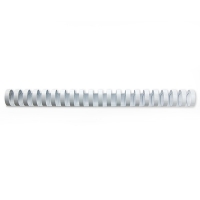 GBC 4028 CombBind white binding spine, 22mm (100-pack) 207174