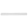 GBC 4400026 silver A5 metal wire spine, 6mm (100-pack) 207736 - 1
