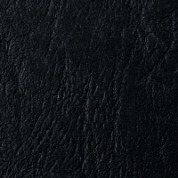GBC 46705E Leather Grain black binder cover, 250g (50-pack) 46705E 207396