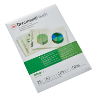 A3 laminating pouch 75 micron | glossy | GBC | 25-pack 207060