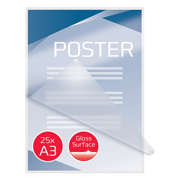 A3 laminating pouch 75 micron | glossy | GBC | 25-pack 207060 - 5