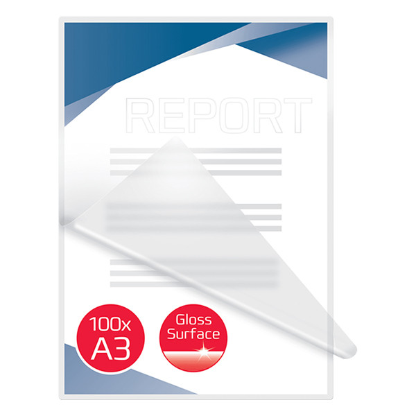 A3 laminating pouch 80 micron | glossy | GBC | 100-pack 207064 - 5