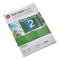 A3 laminating pouch (self-adhesive) 75 micron | glossy | GBC | 25-pack 207082
