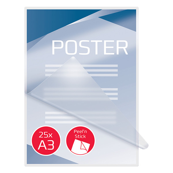 A3 laminating pouch (self-adhesive) 75 micron | glossy | GBC | 25-pack 207082 - 4