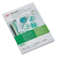 GBC A4 laminating pouch 100 micron | glossy | GBC 100-pack 3740306 207002