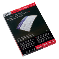 A4 laminating pouch (high-speed) 125 micron | glossy | GBC | 100-pack 207024