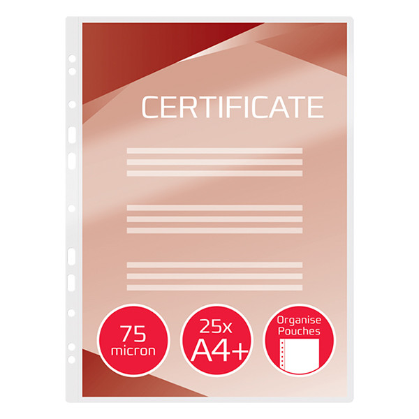 A4 laminating pouch (perforated) 75 micron | glossy | GBC | 25-pack 207036 - 2