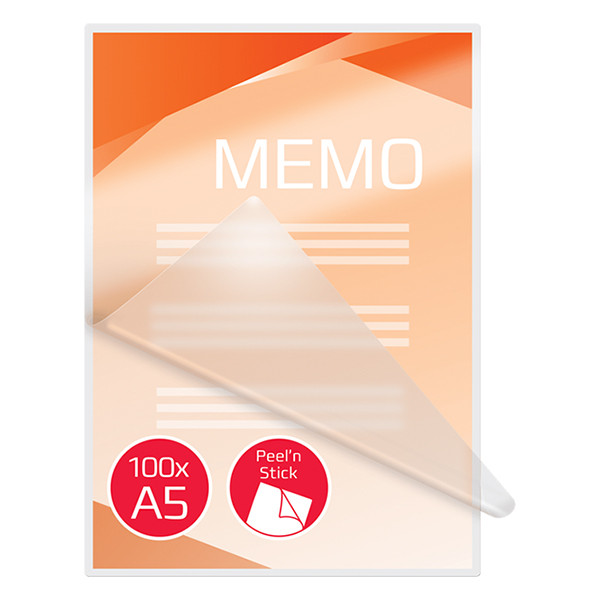 A5 laminating pouch (self-adhesive) 125 micron | glossy | GBC | 100-pack 207624 - 4