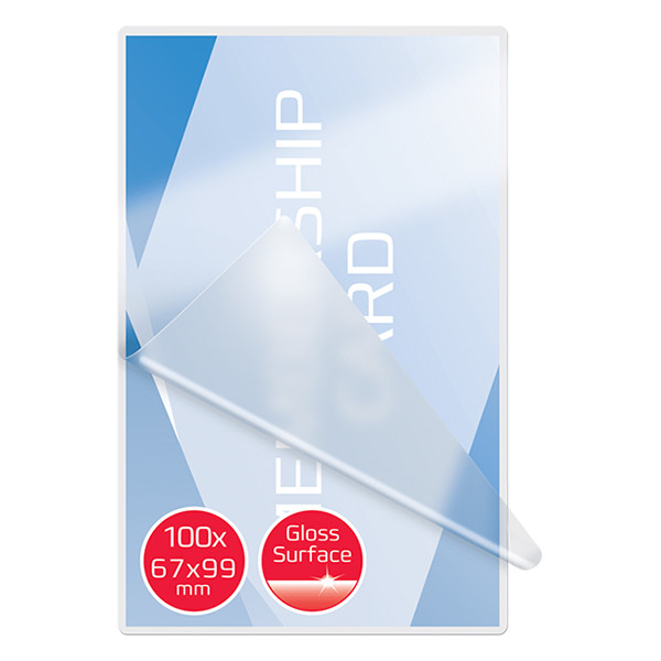 Badge laminating pouch (67 x 99mm) 125 micron | glossy | GBC | 100-pack 207032 - 4