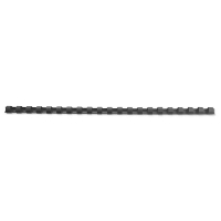 GBC CombBind black binding comb spine, 14mm (100-pack) 4028178 207148