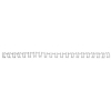 GBC IB1608 silver metal wire back, 10mm (100-pack) 207224 - 1