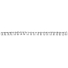 GBC IB1650 black metal wire back, 6mm (100-pack) 207208 - 1