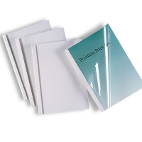 GBC IB370045 ThermaBind white binder cover, 6mm 50 sheets (100-pack) 207486