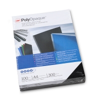 GBC IB386831 PolyOpaque black binding covers, 300 micron (100-pack) IB386831 207456