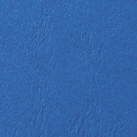 GBC Leathergrain blue binding cover with window, 250g (50-pack) 46735E 207408