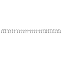 GBC RG8106 silver metal wire spine, 9.5mm (100-pack) RG810697 207260