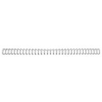 GBC WireBind silver metal wire spine, 8mm (100-pack) RG810597 207254