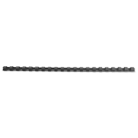 GBC black binding comb spine, 12mm (100-pack) 4028177 207138