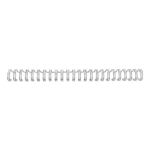 GBC silver A5 metal wire spine, 8mm (100-pack) 4400028 207737 - 1