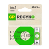 GP 2600 ReCyko rechargeable AA / HR06 Ni-Mh battery | 4-pack AGP00102 - 1