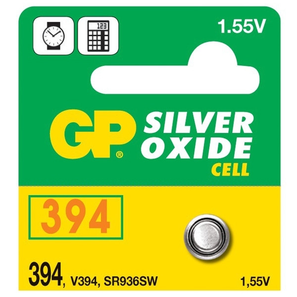 GP 394 silver oxide button cell battery GP394 215110 - 1