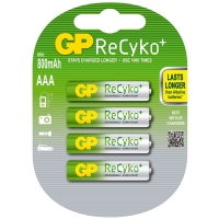 GP 800 ReCyko + rechargeable AAA LR03 battery 4-pack GP85AAAHCB 215052