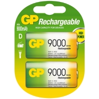 GP 9000 D LR20 rechargeable battery | 2-pack 215070