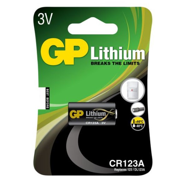GP CR123A Lithium battery GPCR123A 215030 - 1