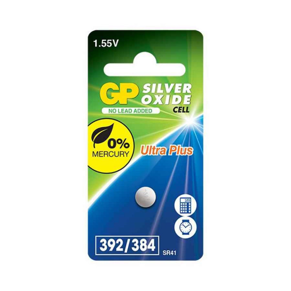 GP SR41 silver oxide button cell battery GP392 215102 - 1