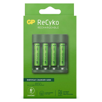 GP USB basic charger + GP 850 ReCyko rechargeable AAA / HR03 Ni-Mh battery (4-pack) AA AAA HR03 HR06 AGP00100