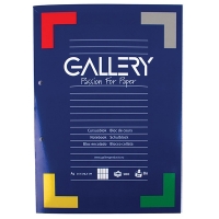 Gallery A4 commercial checkered course block, 80gsm (100 sheets) 01538 400047