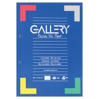 Gallery A4 lined course block, 80gsm (100 sheets) 01531 400637