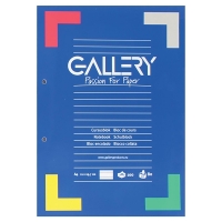 Notepad course block A4 | blue | Gallery | 100 sheets 400637