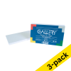 Gallery blank white system card, 125mm x 75mm (3 x 100-pack) 206466 - 1