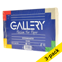Gallery blank white system card, 150mm x 100mm (3 x 100-pack)