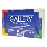 Gallery checked system cards, 125mm x 75mm (100-pack) 19150 400585